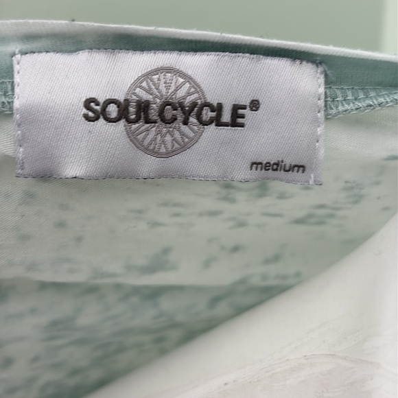 Soul Cycle NY Love Burnout Green tank medium - Picture 5 of 5